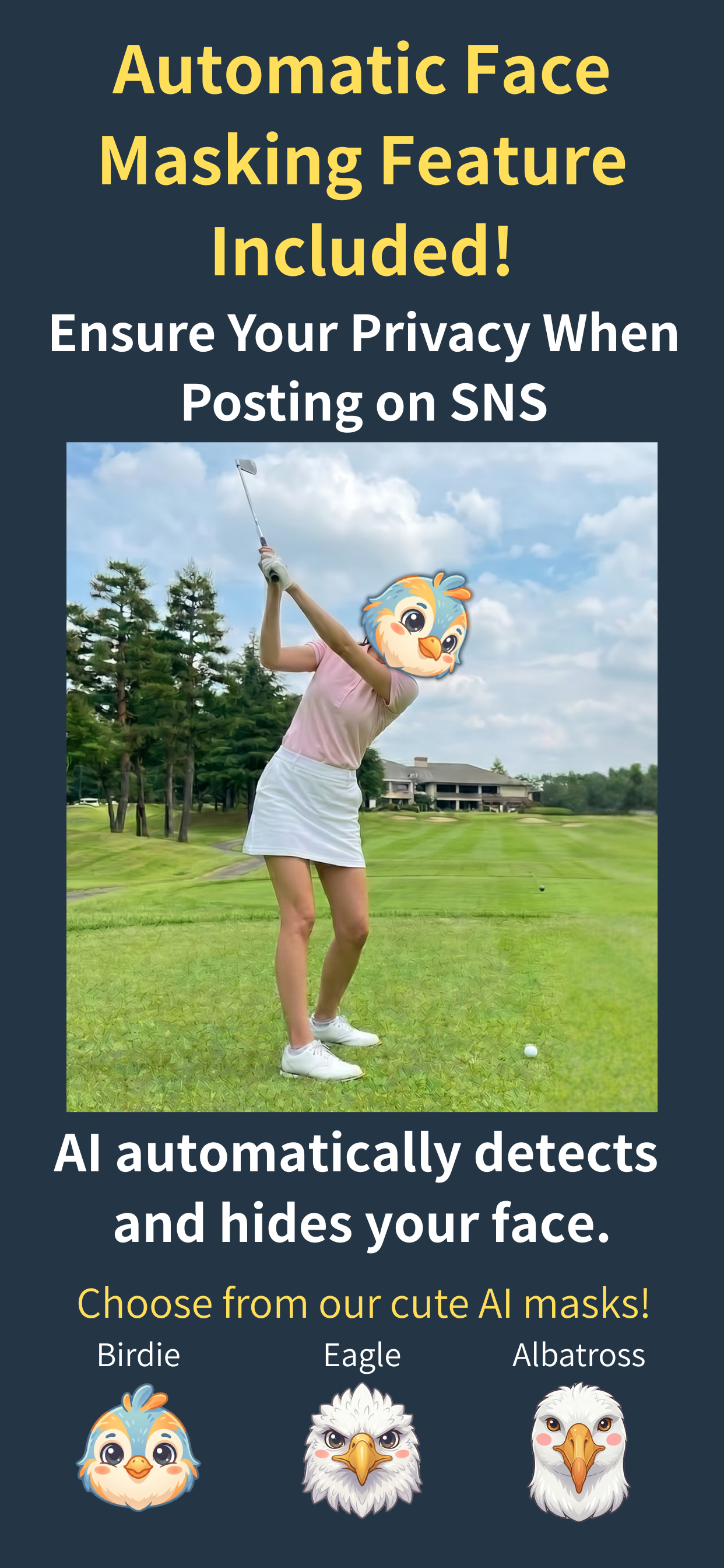 Auto Face Masking for Privacy